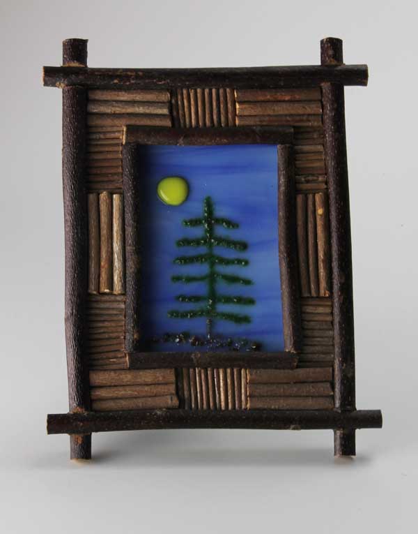 Homage to the Great Northwest No 2, fused glass by Diane C. Taylor